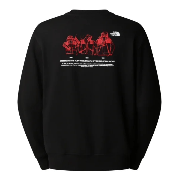 THE NORTH FACE - סווטשירט יוניסקס MOUNTAIN ANNIVERSARY RELAXED – TA8DN6JK3 – tnf-black – 4
