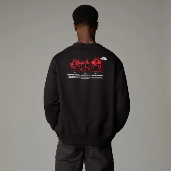 THE NORTH FACE - סווטשירט יוניסקס MOUNTAIN ANNIVERSARY RELAXED – TA8DN6JK3 – tnf-black – 1