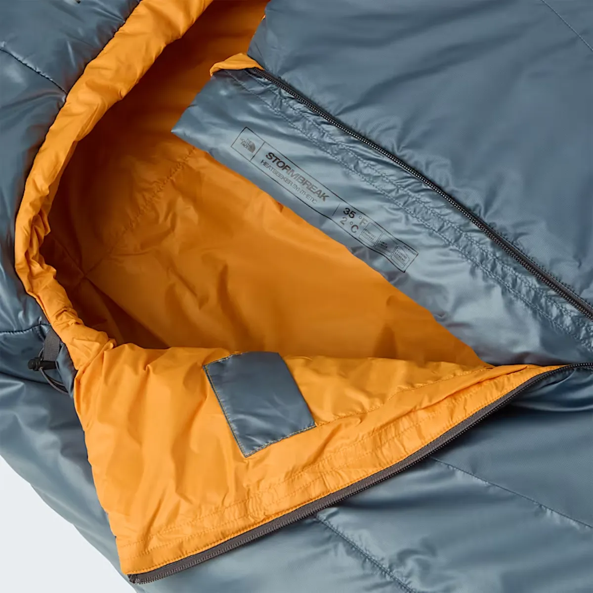 THE NORTH FACE - שק שינה Stormbreak 2°C – TA8JH7NJI – granite-grey-dust-orange – 4