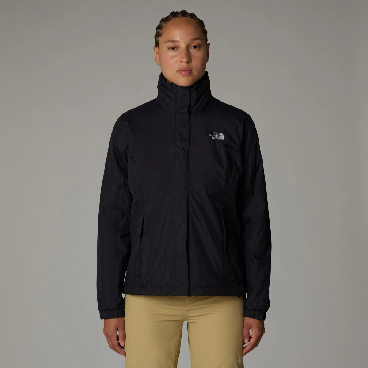 THE NORTH FACE - מעיל גשם סופטשל נשים RESOLVE – T0AQBJJK3 – tnf-black – 1