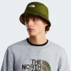 THE NORTH FACE - כובע SUN STASH REVERSIBLE – T0CGZ0NIP – woodland-green-khaki-stone – 1