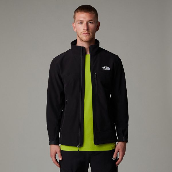 THE NORTH FACE - מעיל סופטשל גברים APEX BIONIC – T0CMJ253R – tnf-black-tnf-white-npf – 1