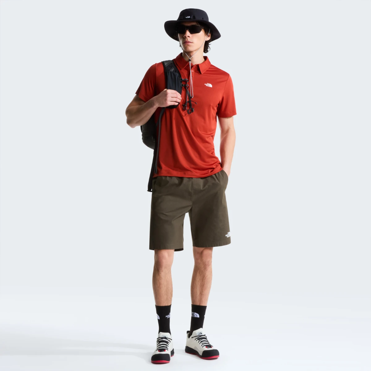 THE NORTH FACE - חולצת פולו מנדפת גברים TANKEN – TA2WAZG6I – iron-clay – 1