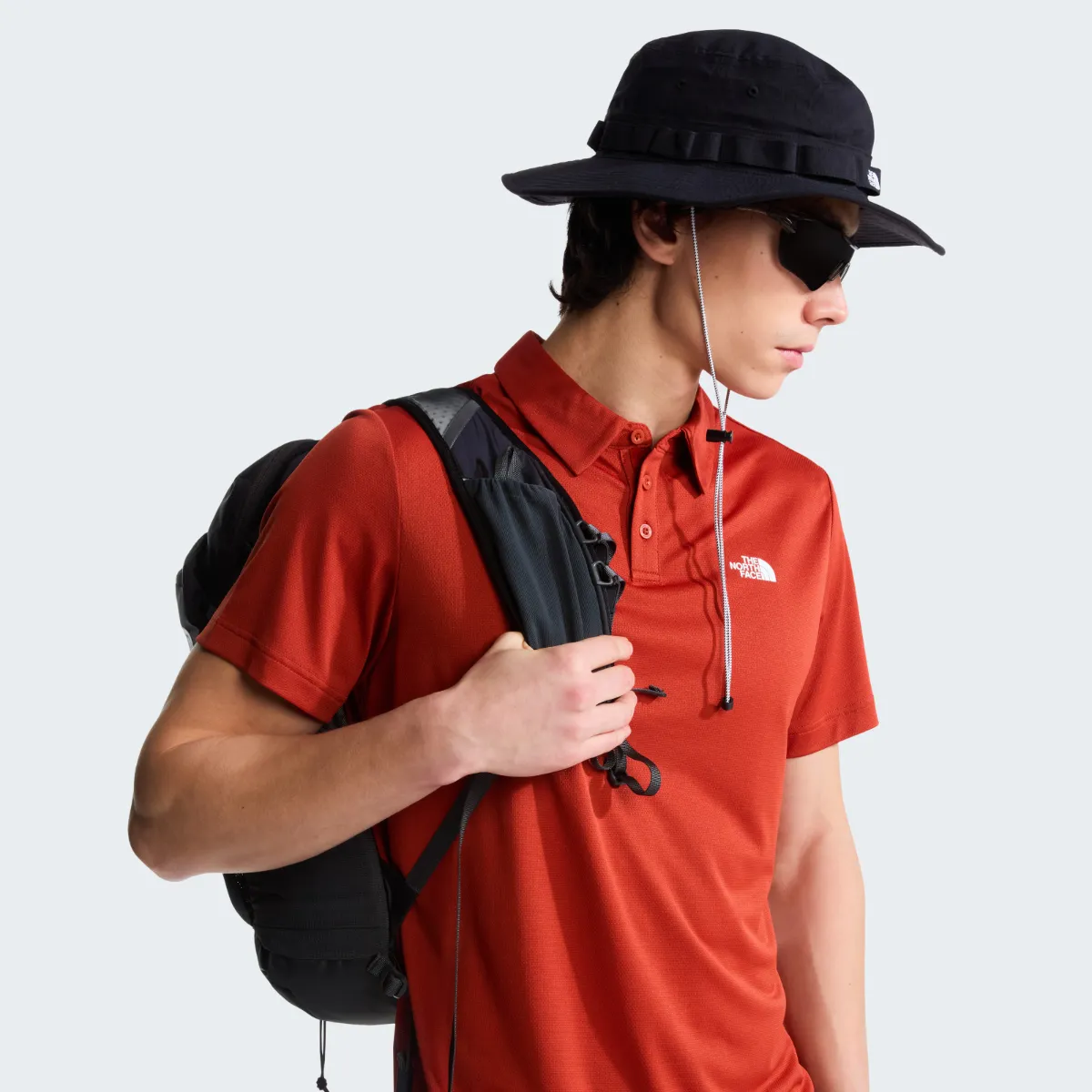 THE NORTH FACE - חולצת פולו מנדפת גברים TANKEN – TA2WAZG6I – iron-clay – 5