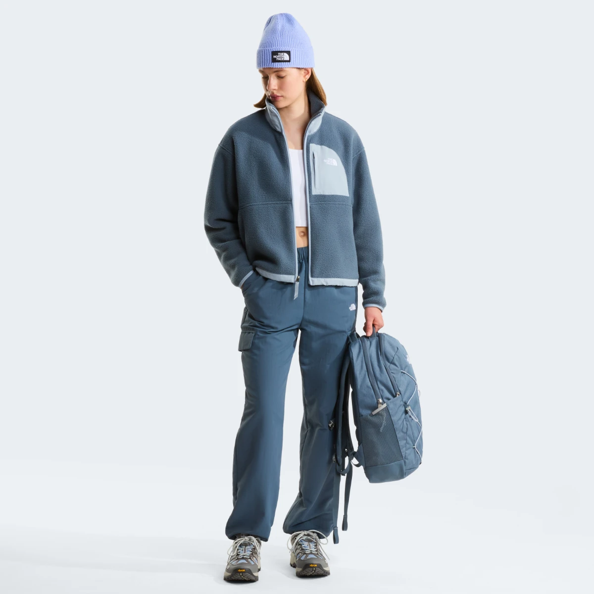 THE NORTH FACE - תיק גב נשים 22 ליטר JESTER – TA3VXGN1W – granite-grey-light-heather-frost-grey – 7