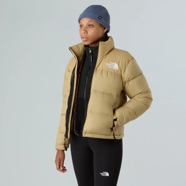 THE NORTH FACE - מעיל פוך נשים 1996 RETRO NUPTSE – TA3XEOGM3 – khaki-stone-recycled-down – 3