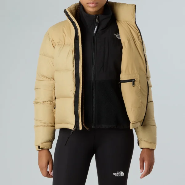 THE NORTH FACE - מעיל פוך נשים 1996 RETRO NUPTSE – TA3XEOGM3 – khaki-stone-recycled-down – 6