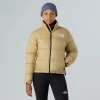 THE NORTH FACE - מעיל פוך נשים 1996 RETRO NUPTSE – TA3XEOGM3 – khaki-stone-recycled-down – 1