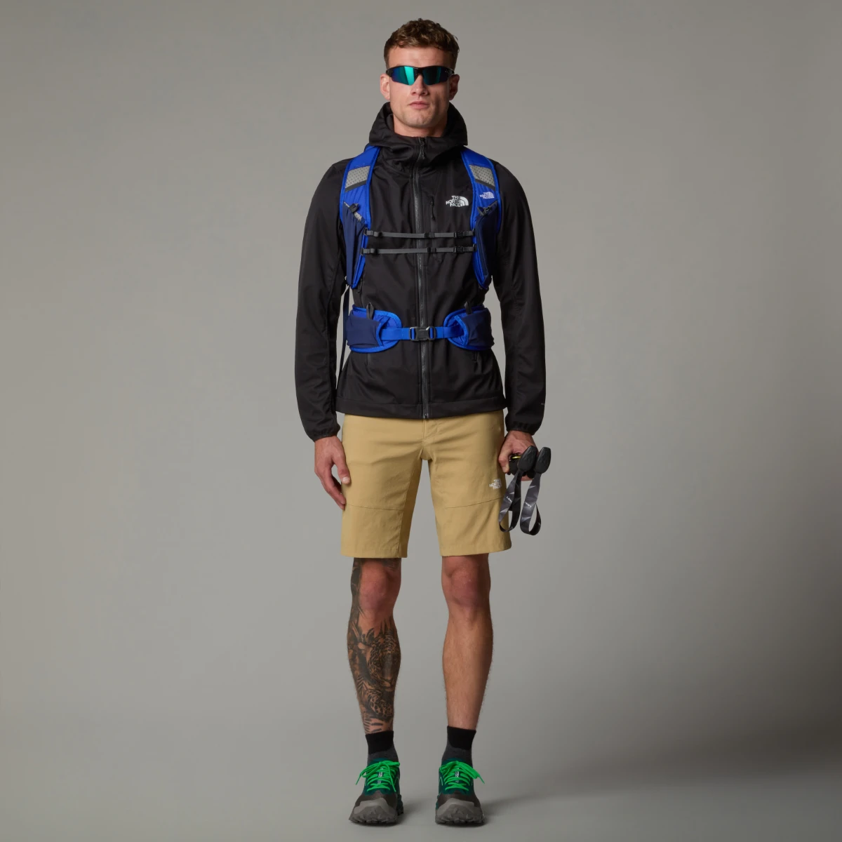 THE NORTH FACE - מכנסיים קצרים גברים LIGHTNING – TA495O4FS – khaki-stone-npf – 1