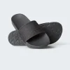 THE NORTH FACE - כפכפי גברים BASE CAMP SLIDE III – TA4T2RMIK – logo-mania-print-anthracite-grey – 1