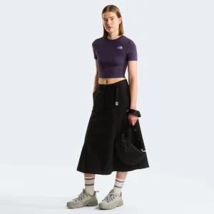 חולצת טי קצרה נשים CROPPED