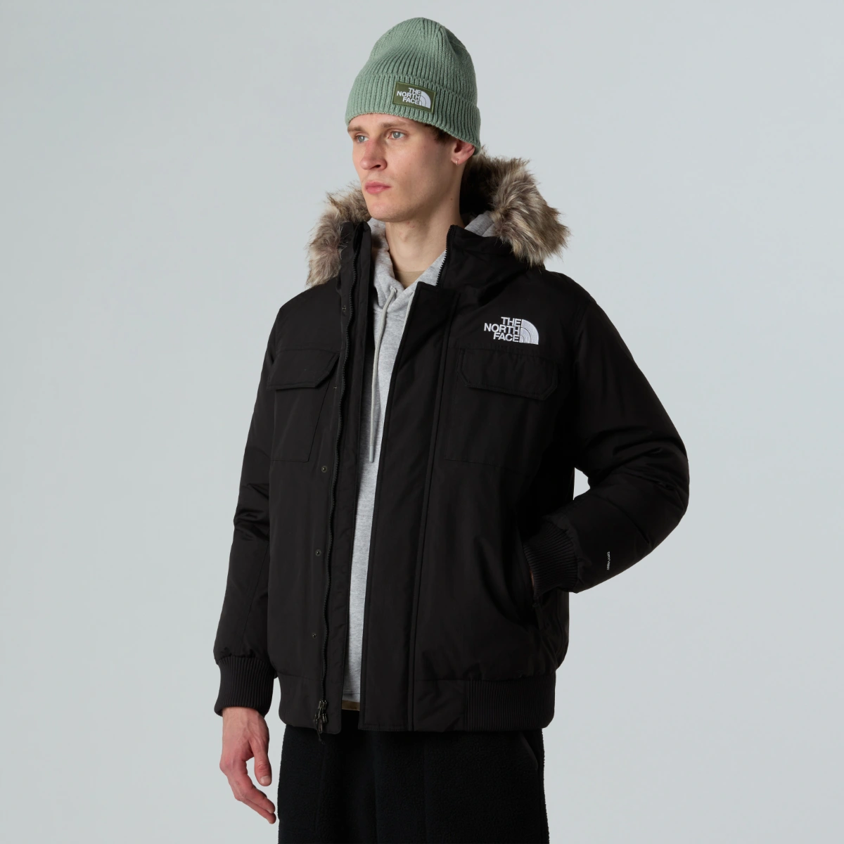 THE NORTH FACE - מעיל בומבר גברים MCMURDO BOMBER JACKET – TA5GD9KX7 – tnf-black-tnf-black – 3