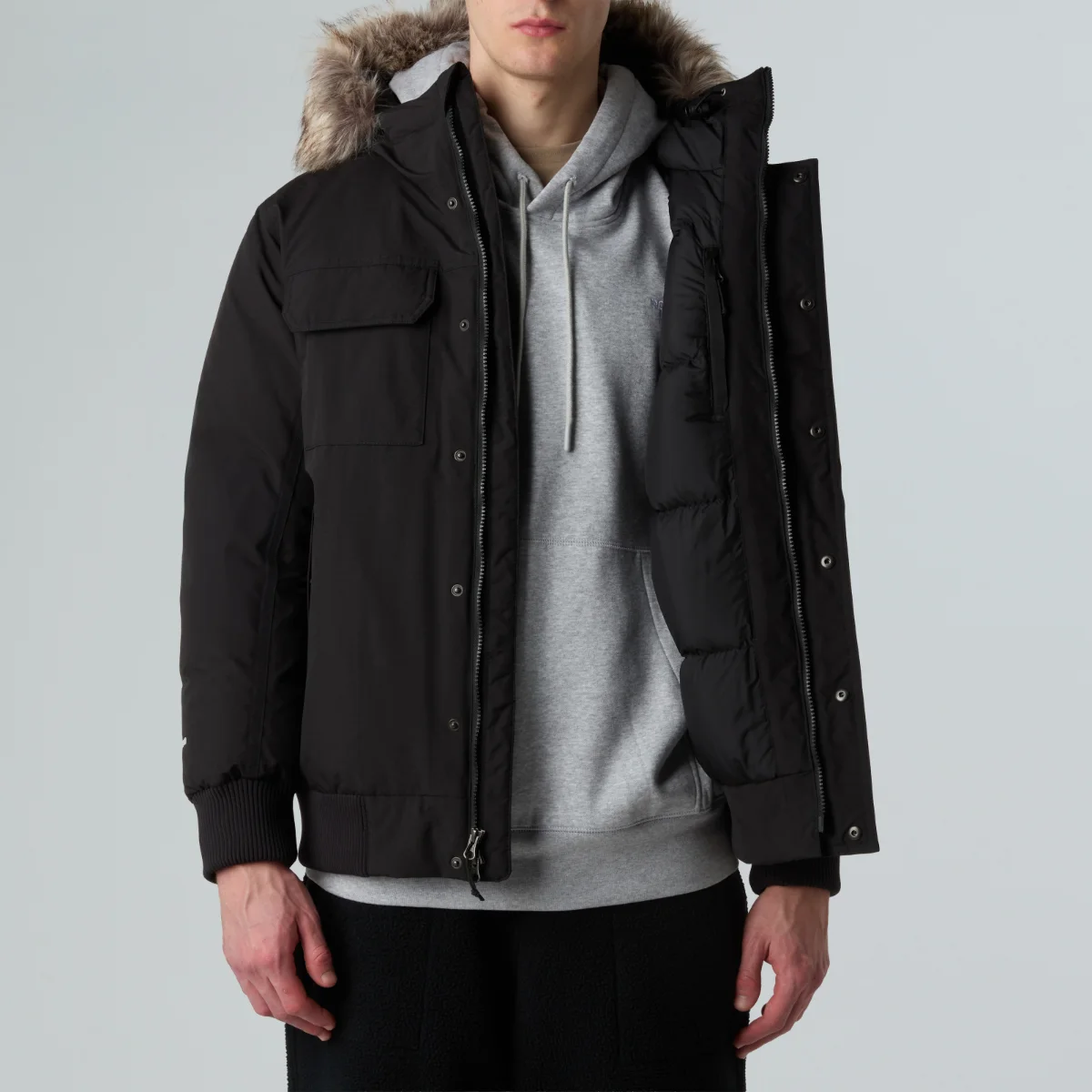 THE NORTH FACE - מעיל בומבר גברים MCMURDO BOMBER JACKET – TA5GD9KX7 – tnf-black-tnf-black – 8
