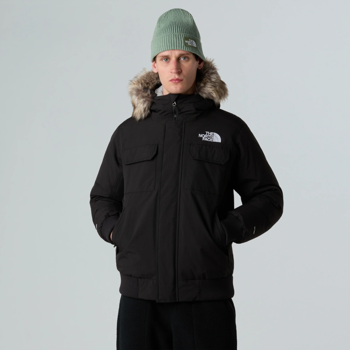 THE NORTH FACE - מעיל בומבר גברים MCMURDO BOMBER JACKET – TA5GD9KX7 – tnf-black-tnf-black – 1