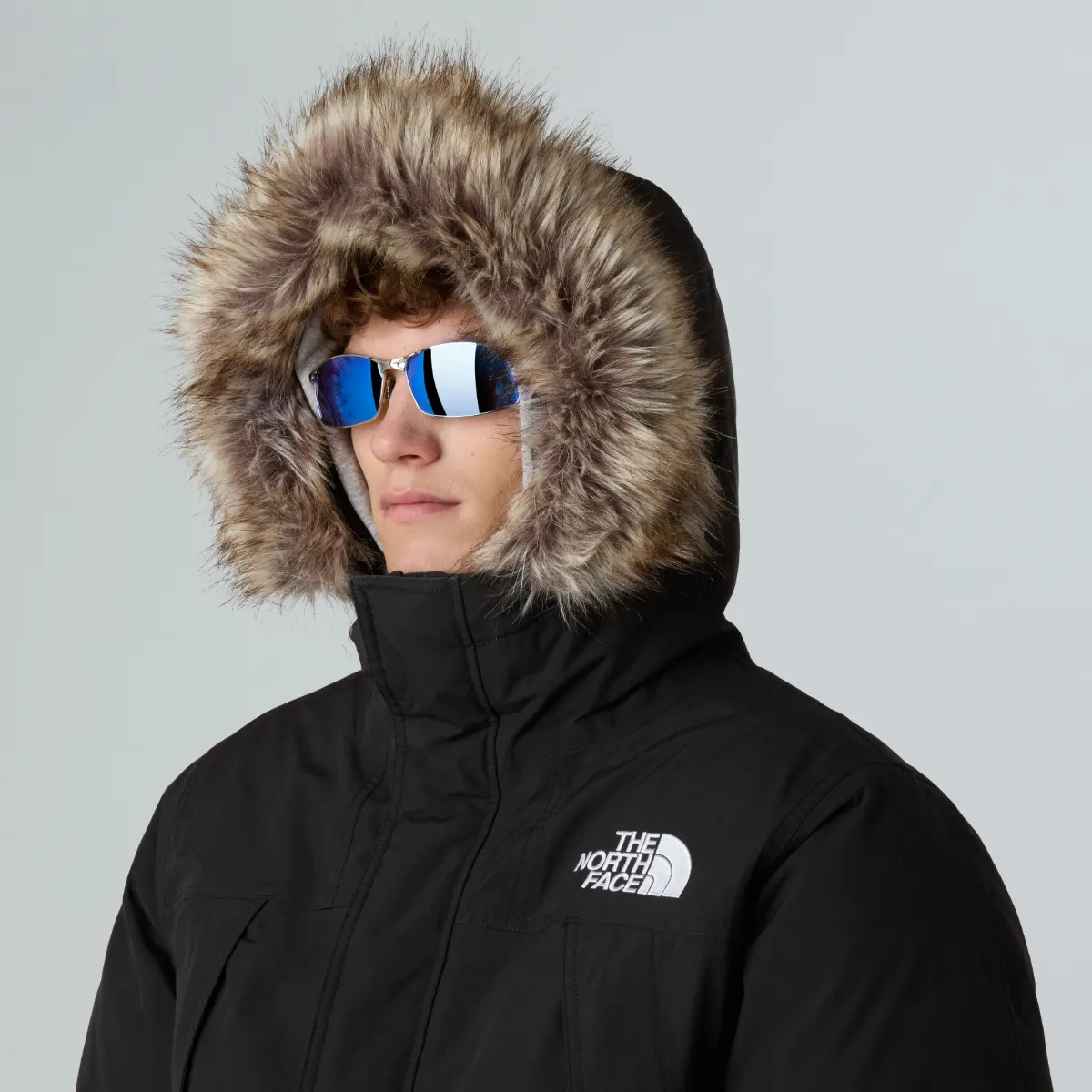 THE NORTH FACE - מעיל פארקה גברים MCMURDO – TA5GJFKX7 – tnf-black-tnf-black – 4