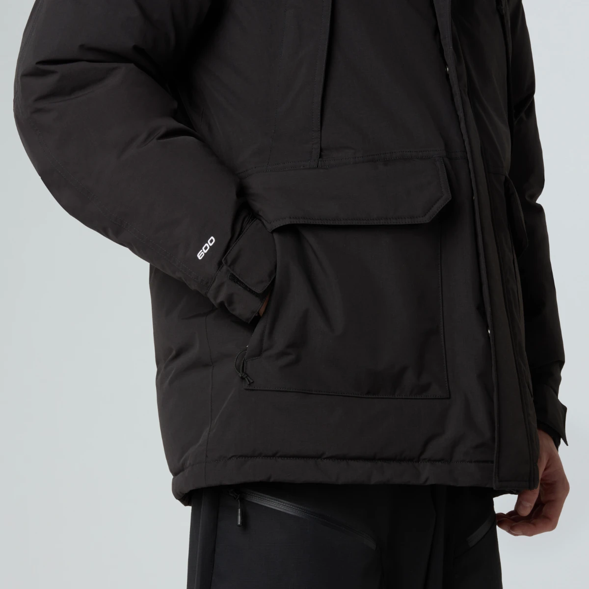 THE NORTH FACE - מעיל פארקה גברים MCMURDO – TA5GJFKX7 – tnf-black-tnf-black – 7