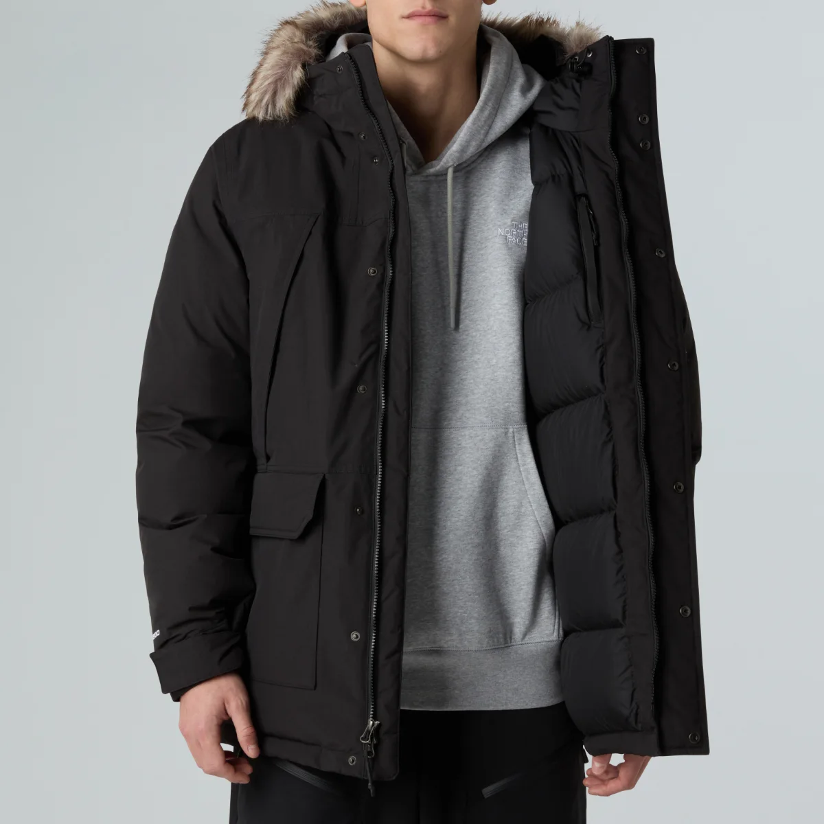 THE NORTH FACE - מעיל פארקה גברים MCMURDO – TA5GJFKX7 – tnf-black-tnf-black – 8