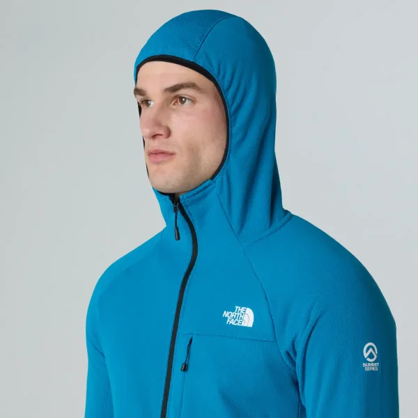 THE NORTH FACE - ג'קט קפוצ'ון גברים SUMMIT SERIES FUTUREFLEECE HOODED – TA5J7SBOM – dusk-blue – 4