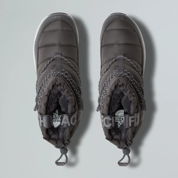 THE NORTH FACE - מגפוני חורף עמידים במים עם שרוכים נשים THERMOBALL – TA5LWDCIH – anthracite-grey-white-ash – 1