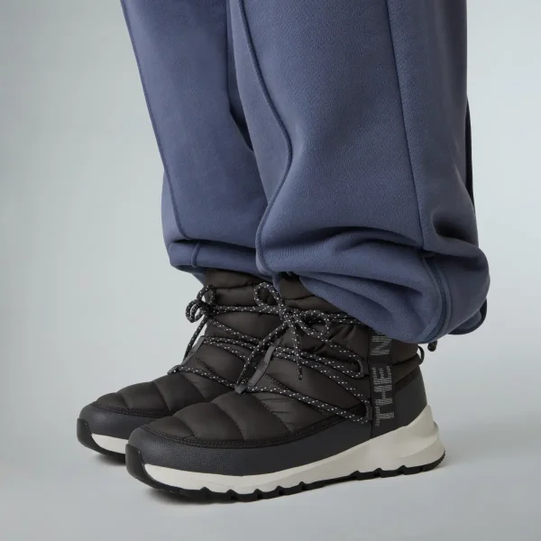 THE NORTH FACE - מגפוני חורף עמידים במים עם שרוכים נשים THERMOBALL – TA5LWDCIH – anthracite-grey-white-ash – 2
