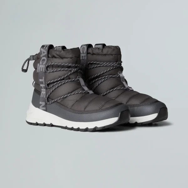 THE NORTH FACE - מגפוני חורף עמידים במים עם שרוכים נשים THERMOBALL – TA5LWDCIH – anthracite-grey-white-ash – 6