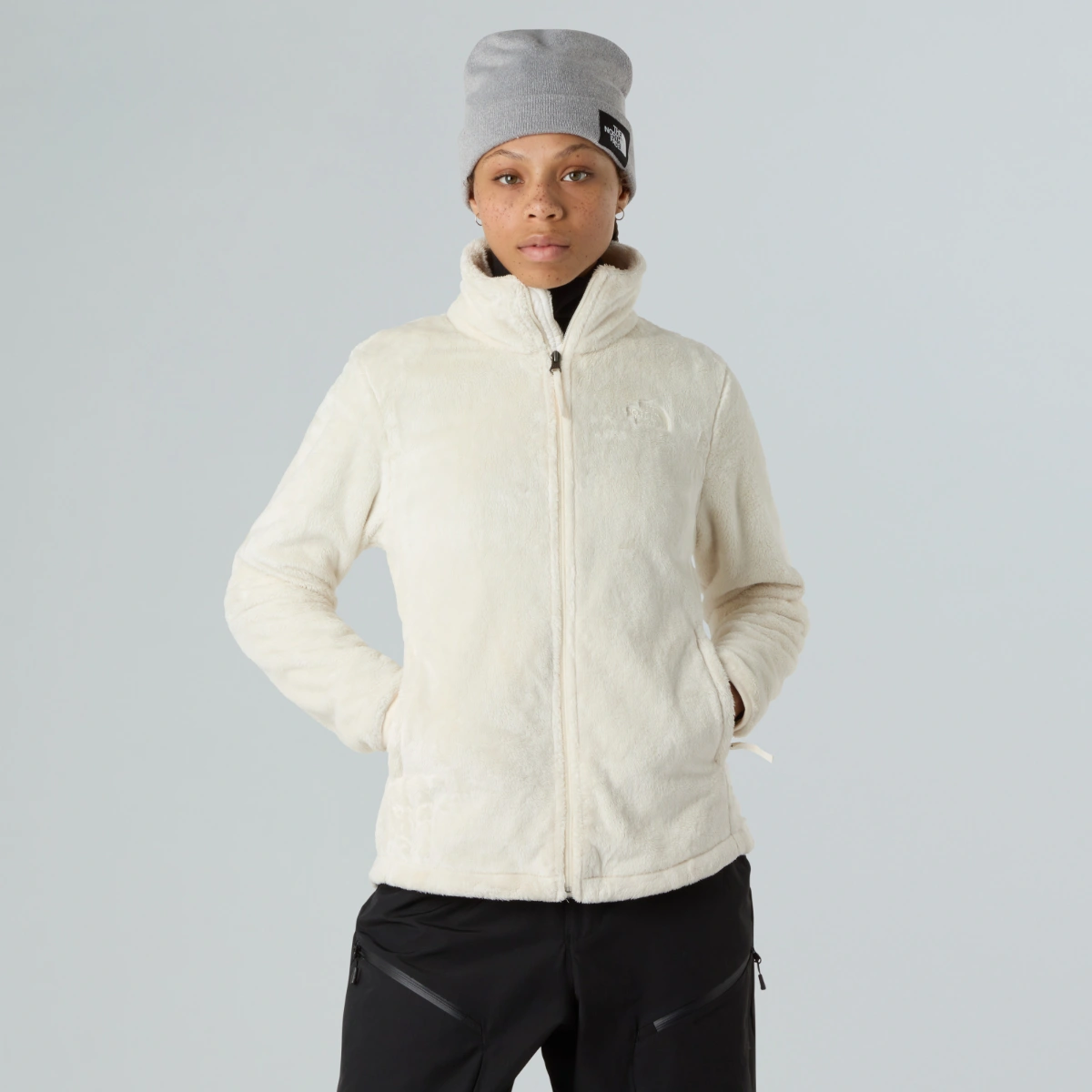 THE NORTH FACE - מעיל פליס נשים OSITO – TA7UQJQLI – white-dune – 1