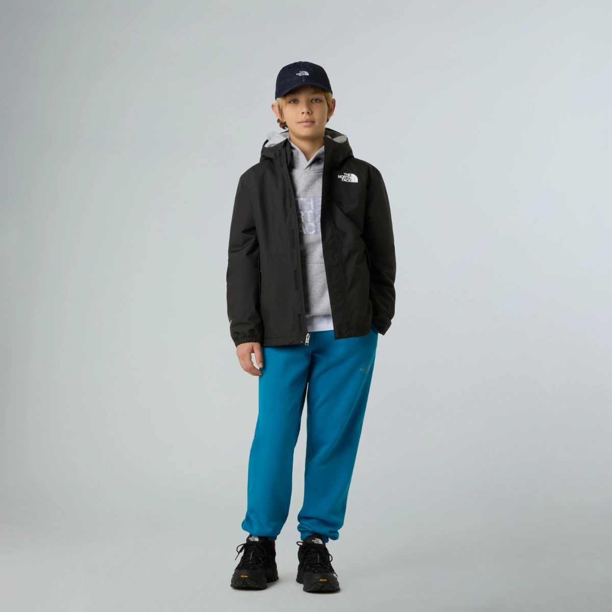 THE NORTH FACE - ג'קט מבודד ועמיד במים ילדים ANTORA – TA873SKX7 – tnf-black-tnf-black – 1