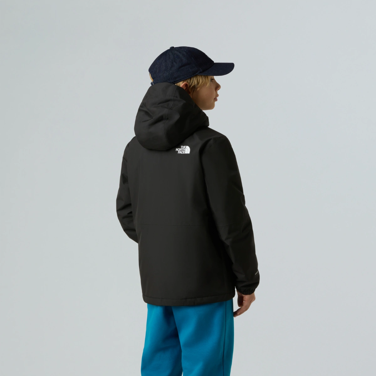 THE NORTH FACE - ג'קט מבודד ועמיד במים ילדים ANTORA – TA873SKX7 – tnf-black-tnf-black – 2
