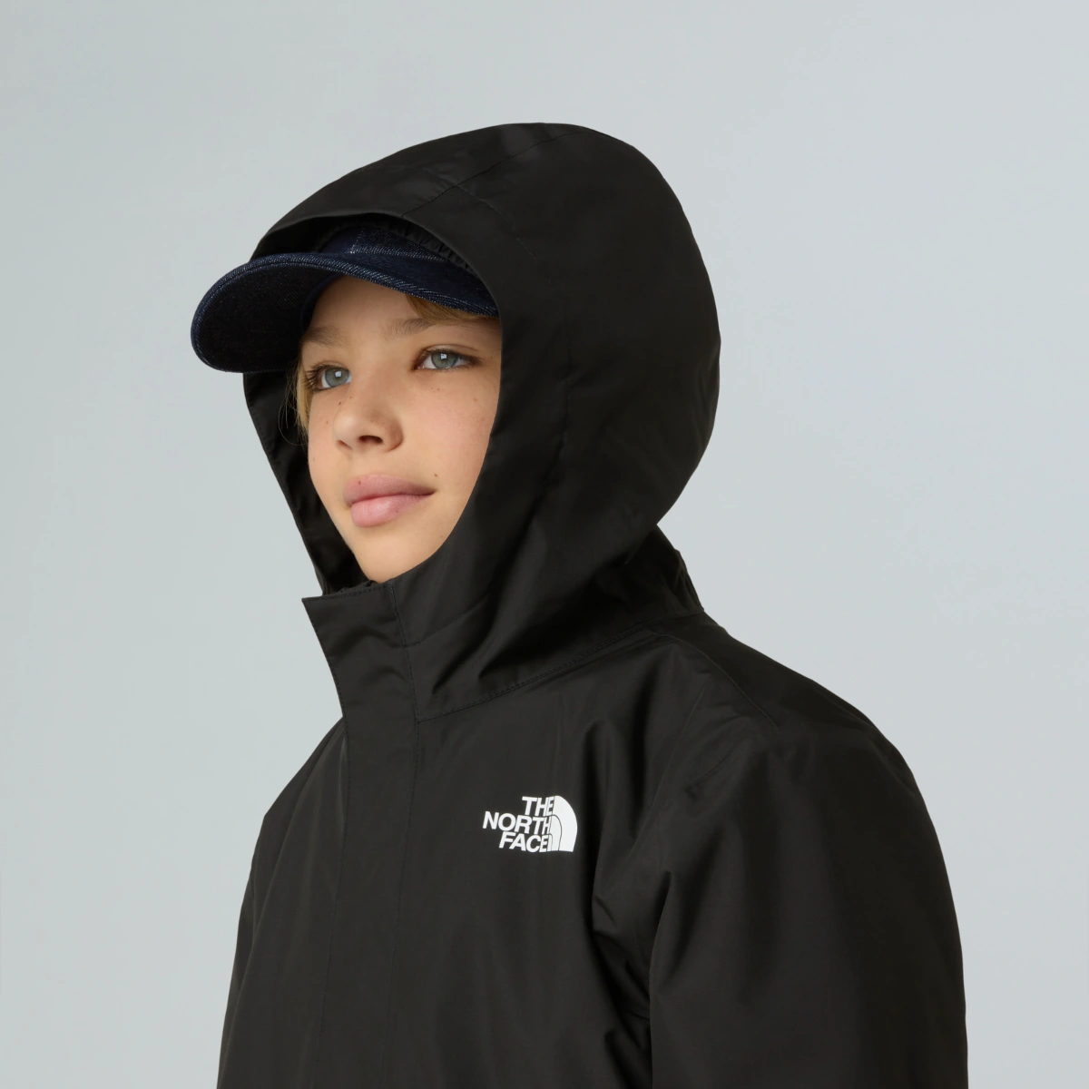 THE NORTH FACE - ג'קט מבודד ועמיד במים ילדים ANTORA – TA873SKX7 – tnf-black-tnf-black – 4