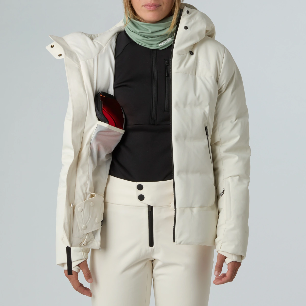 THE NORTH FACE - ג'קט פוך נשים CIRQUE – TA87WSGOL – white-dune-r – 10