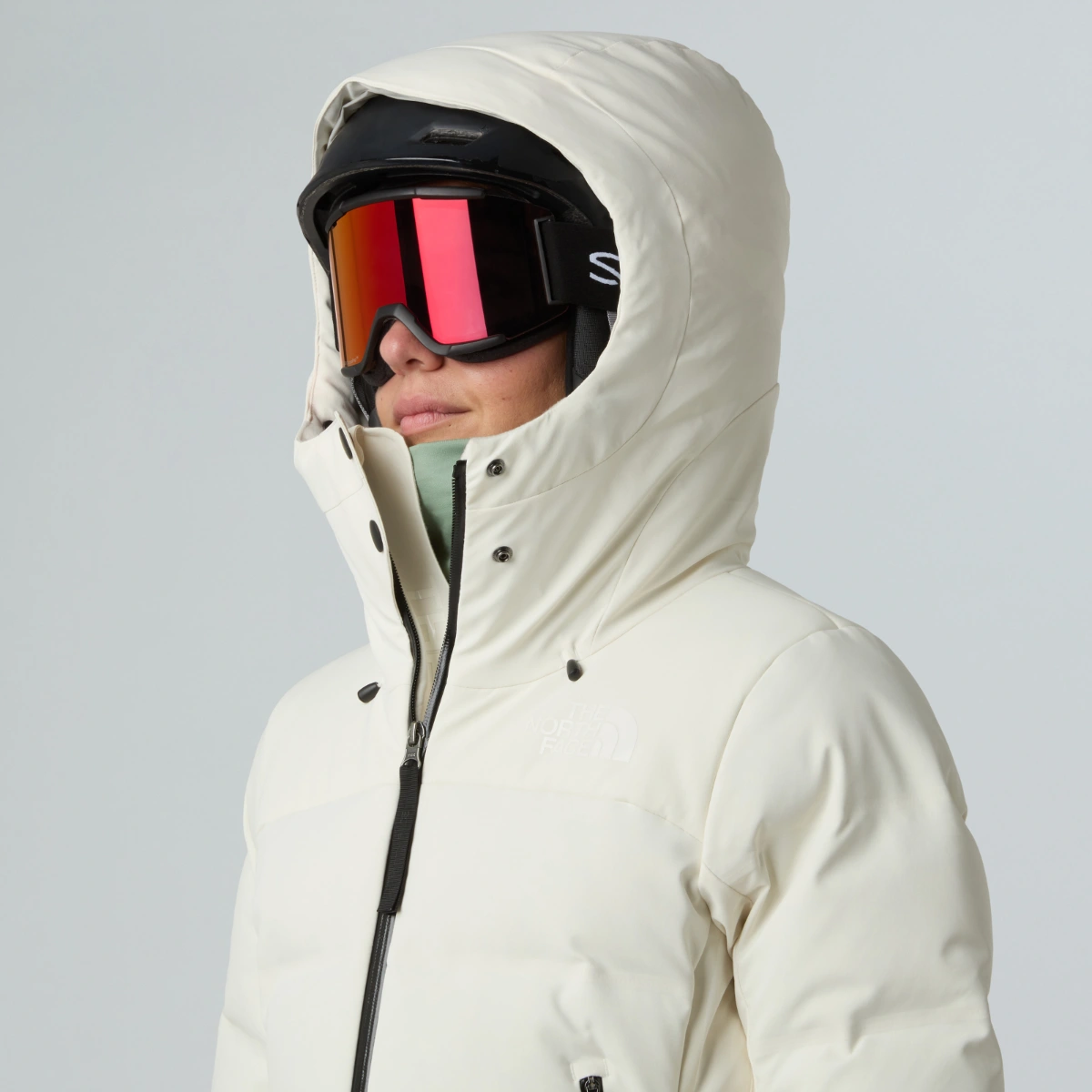 THE NORTH FACE - ג'קט פוך נשים CIRQUE – TA87WSGOL – white-dune-r – 5