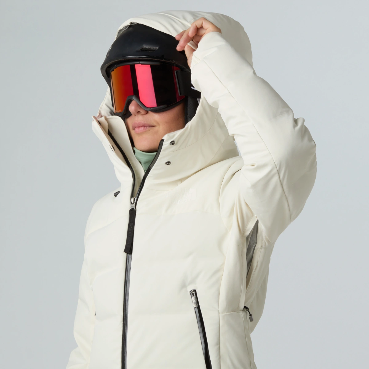 THE NORTH FACE - ג'קט פוך נשים CIRQUE – TA87WSGOL – white-dune-r – 7