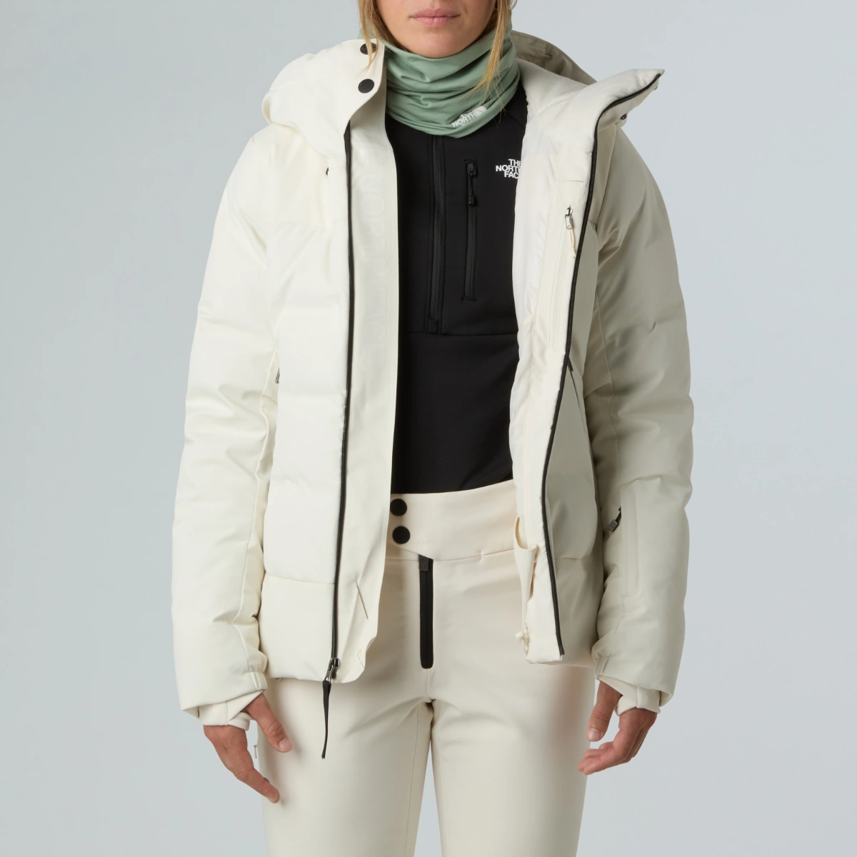 THE NORTH FACE - ג'קט פוך נשים CIRQUE – TA87WSGOL – white-dune-r – 9