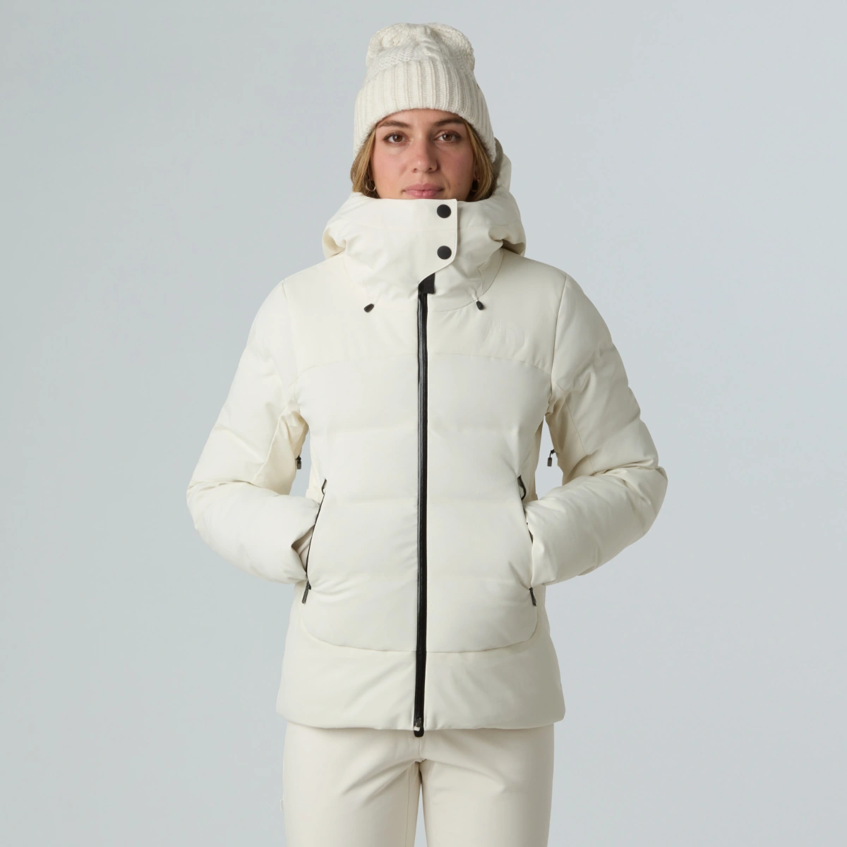 THE NORTH FACE - ג'קט פוך נשים CIRQUE – TA87WSGOL – white-dune-r – 1
