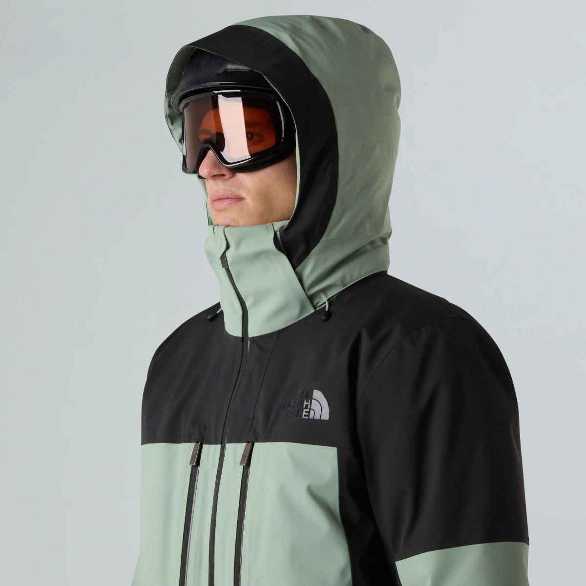 THE NORTH FACE - מעיל סקי וסנובורד גברים CHAKAL – TA87Y6D5N – slate-moss-tnf-black – 5