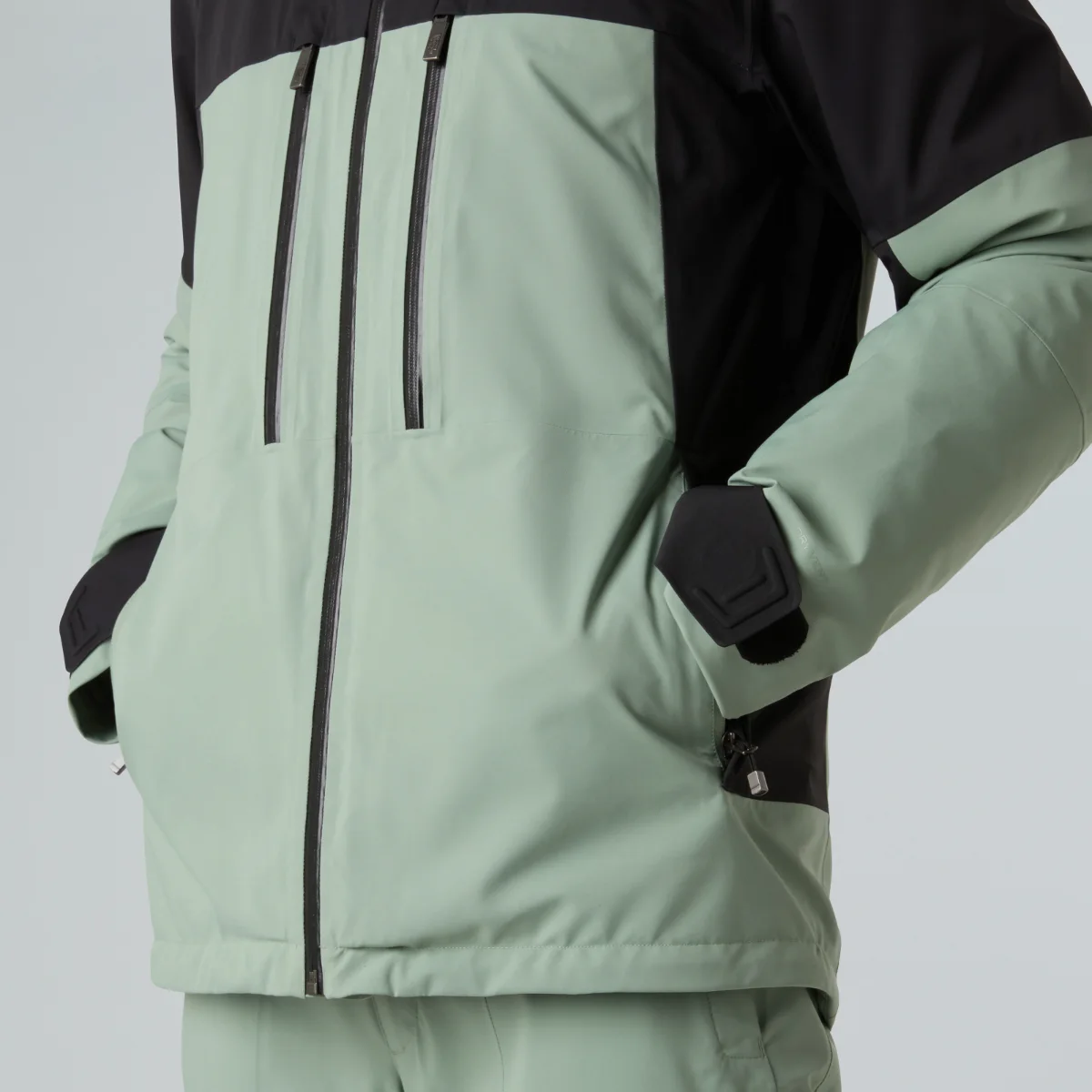THE NORTH FACE - מעיל סקי וסנובורד גברים CHAKAL – TA87Y6D5N – slate-moss-tnf-black – 7
