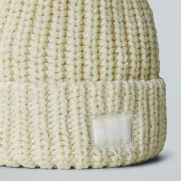 THE NORTH FACE - כובע גרב CHUNKY CABIN – TA887W86I – gardenia-white-gravel-khaki-stone-gardenia-white – 2