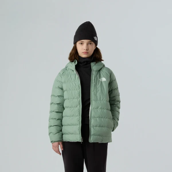 THE NORTH FACE - ג'קט דו צדדי לילדות PERRITO – TA88UEBQ1 – slate-moss – 4