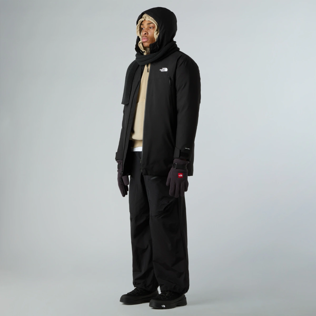THE NORTH FACE - ג'קט פוך פארקה גברים TNF RANGE – TA88WEKX7 – tnf-black-tnf-black – 1