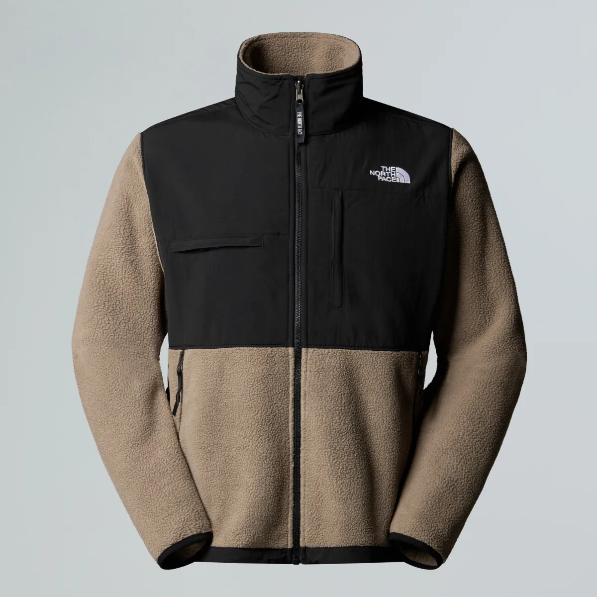 THE NORTH FACE - ג'קט פליס עם רוכסן מלא גברים RETRO DENALI – TA88XHDHL – mocha-brown-tnf-black – 9