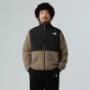 THE NORTH FACE - ג'קט פליס עם רוכסן מלא גברים RETRO DENALI – TA88XHDHL – mocha-brown-tnf-black – 1
