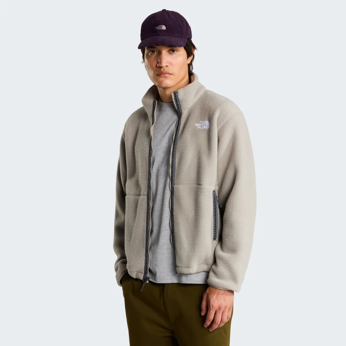 פליס גברים עם רוכסן מלא TNF FLEESKI