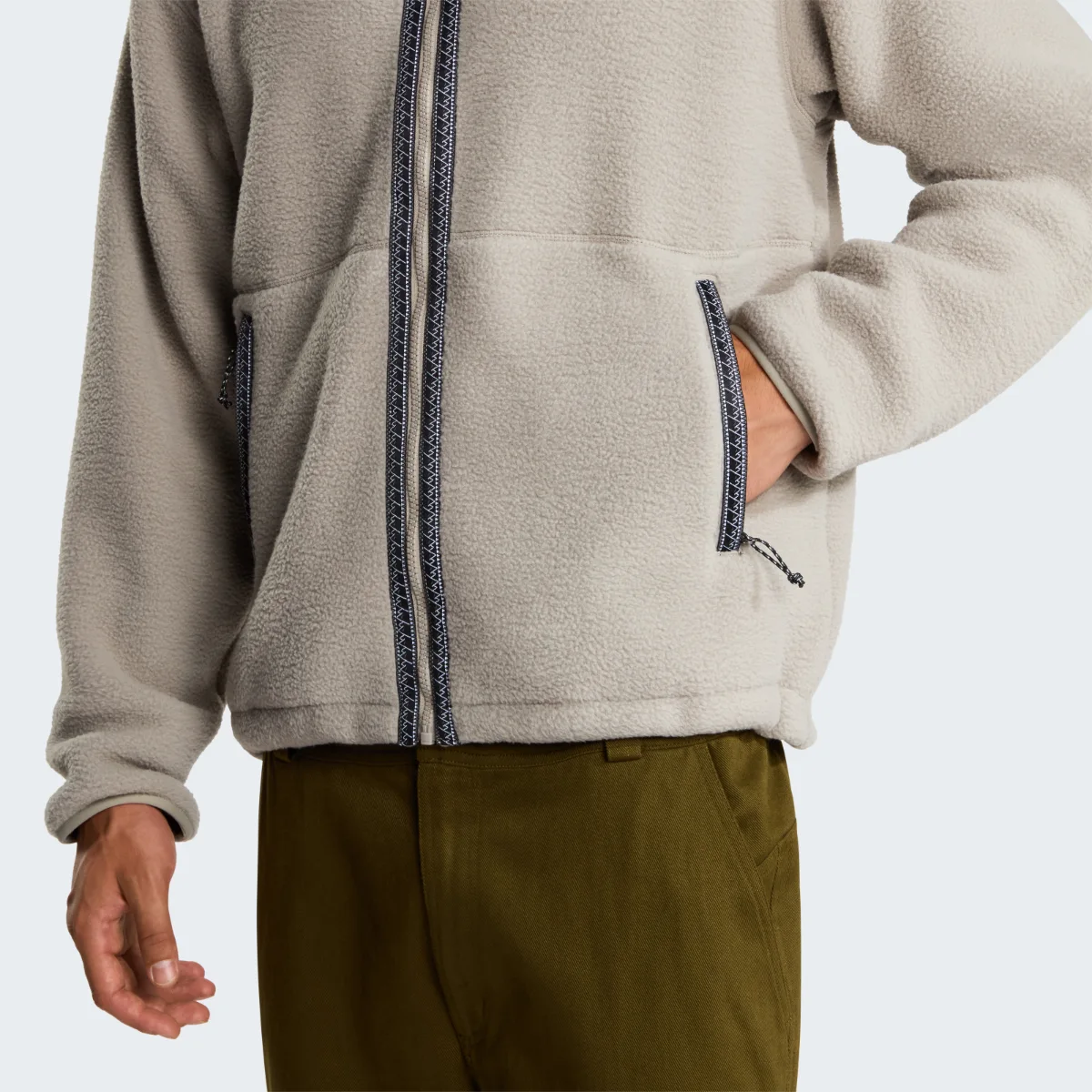 פליס גברים עם רוכסן מלא TNF FLEESKI