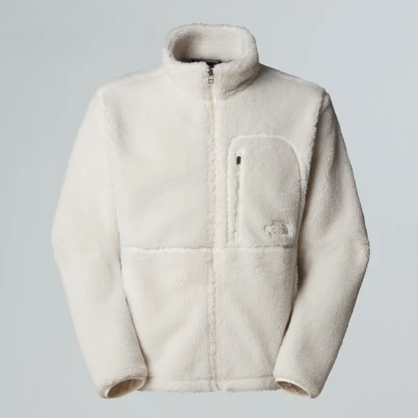 THE NORTH FACE - פליס גברים עם רוכסן מלא EXTREME PILE – TA88Y5QLI – white-dune – 7