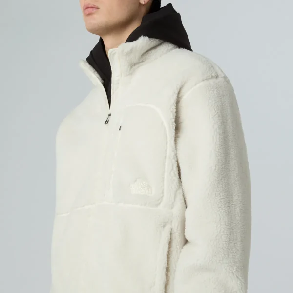 THE NORTH FACE - פליס גברים עם רוכסן מלא EXTREME PILE – TA88Y5QLI – white-dune – 4