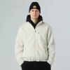 THE NORTH FACE - פליס גברים עם רוכסן מלא EXTREME PILE – TA88Y5QLI – white-dune – 1