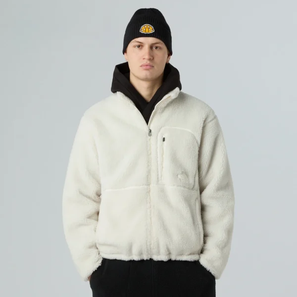 THE NORTH FACE - פליס גברים עם רוכסן מלא EXTREME PILE – TA88Y5QLI – white-dune – 1