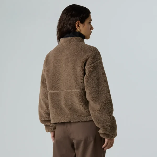 THE NORTH FACE - פליס נשים עבה עם רוכסן מלא EXTREME PILE – TA88ZBBOW – mocha-brown – 2