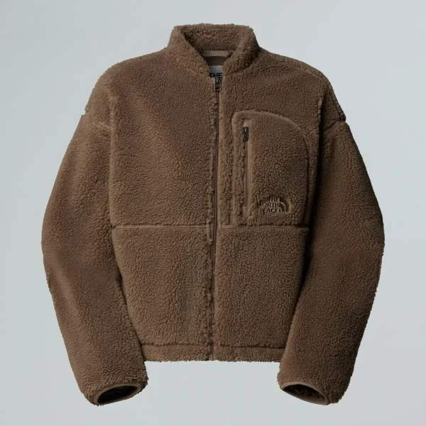 THE NORTH FACE - פליס נשים עבה עם רוכסן מלא EXTREME PILE – TA88ZBBOW – mocha-brown – 7