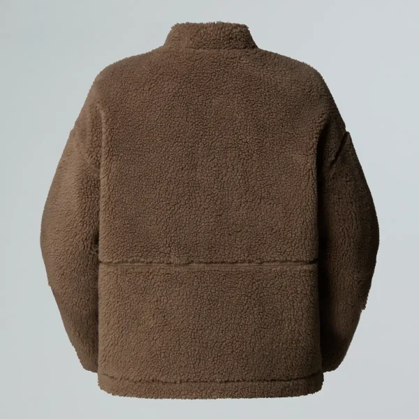 THE NORTH FACE - פליס נשים עבה עם רוכסן מלא EXTREME PILE – TA88ZBBOW – mocha-brown – 8